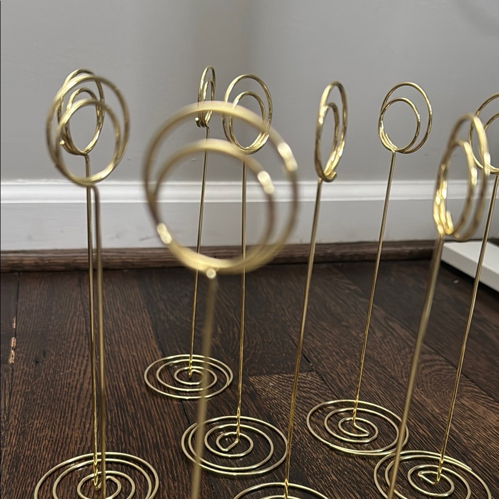 WEDDING / EVENT BUNDLE: gold placeholders (10), table numbers (25+1), napkins - Picture 6 of 8
